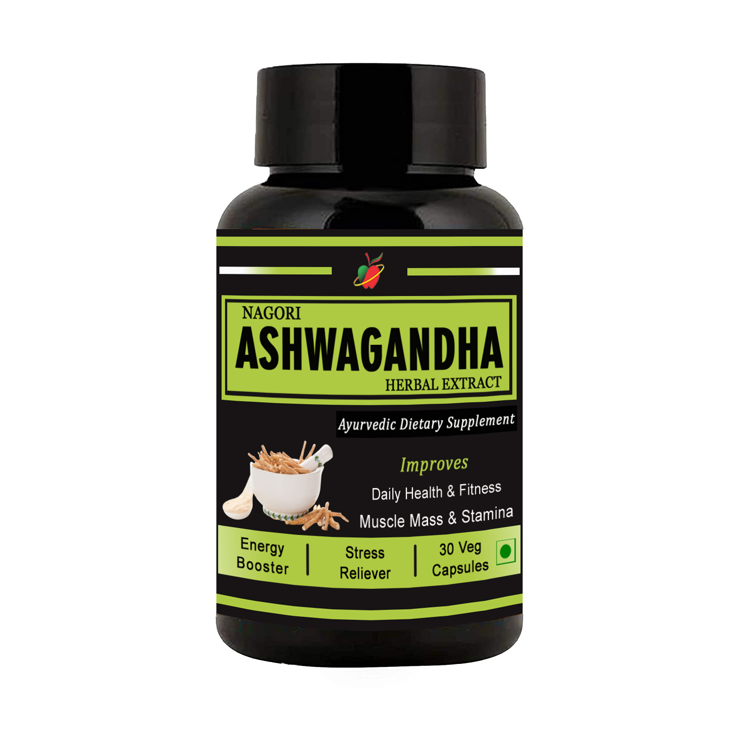 Nagori Ashwagandha Extract 30 veg capsules